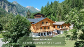 Chalet WaldHäusl luxuriöse Ferienwohnungen mit Sauna & Whirlpool, Kamin, Balkon oder Terrasse mit Bergblick